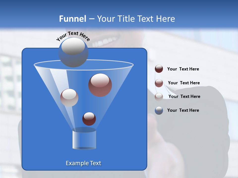 Success Negotiating Person PowerPoint Template