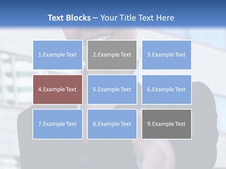 Success Negotiating Person PowerPoint Template