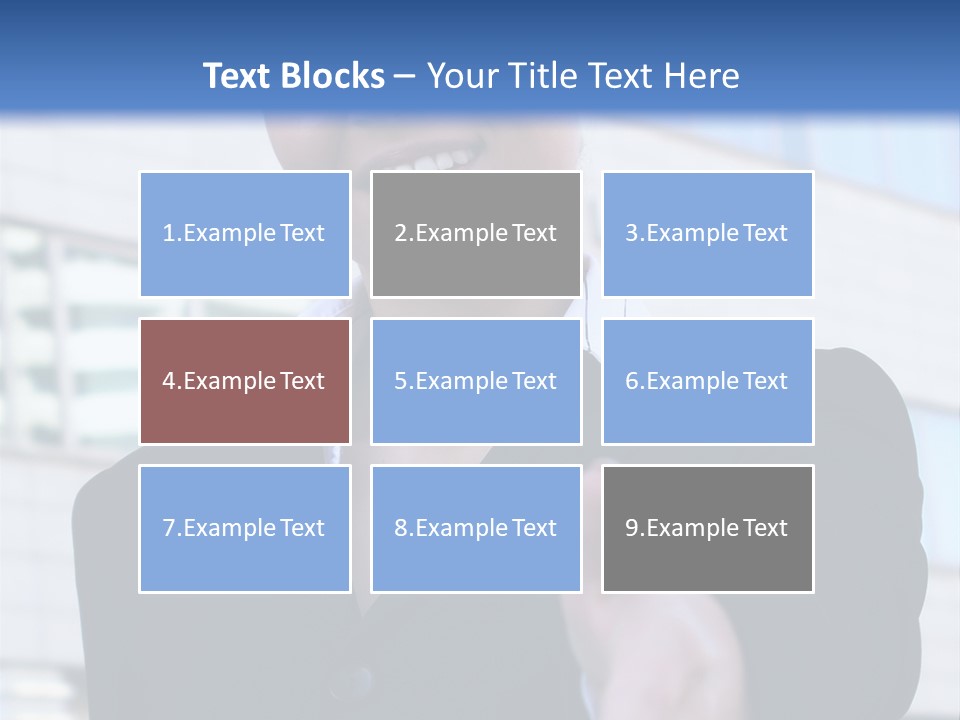 Success Negotiating Person PowerPoint Template