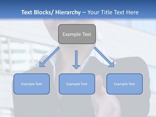 Success Negotiating Person PowerPoint Template