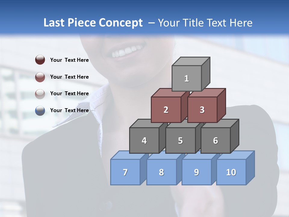 Success Negotiating Person PowerPoint Template