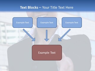 Success Negotiating Person PowerPoint Template