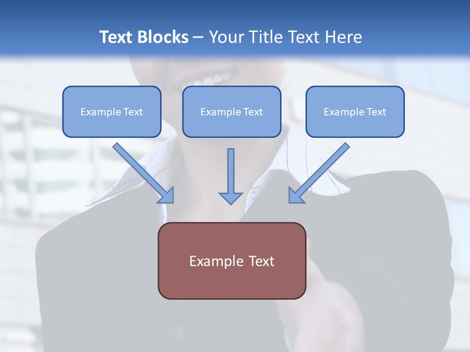 Success Negotiating Person PowerPoint Template