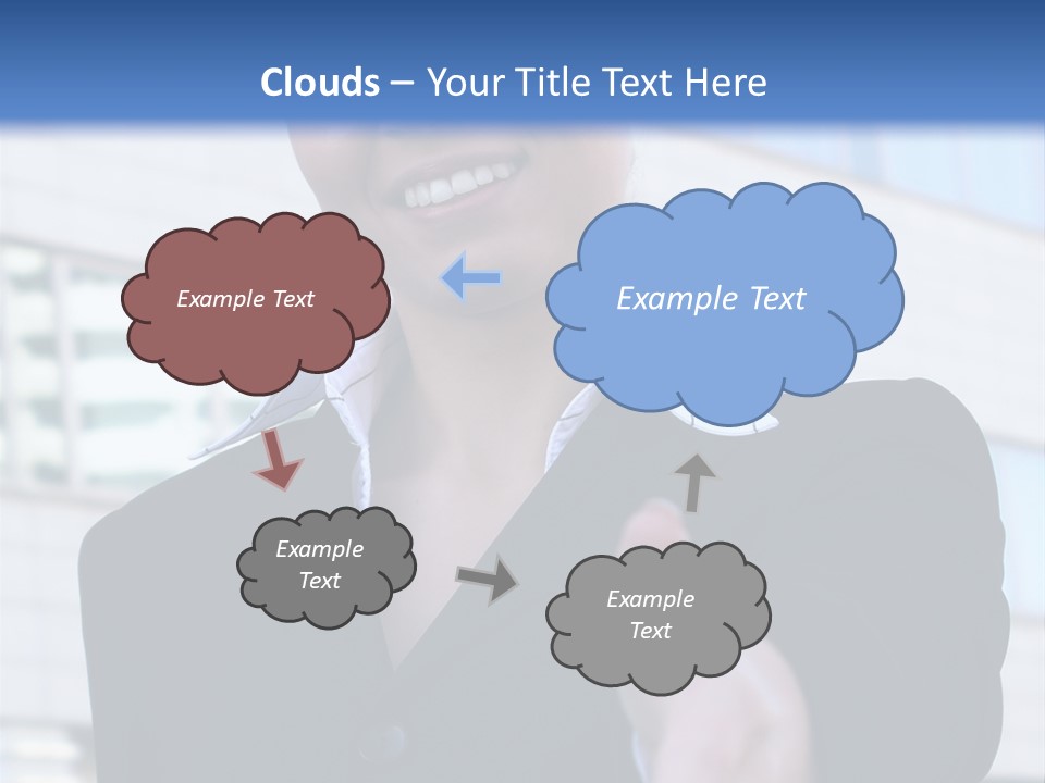 Success Negotiating Person PowerPoint Template