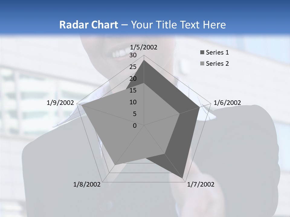 Success Negotiating Person PowerPoint Template