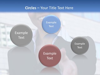 Success Negotiating Person PowerPoint Template