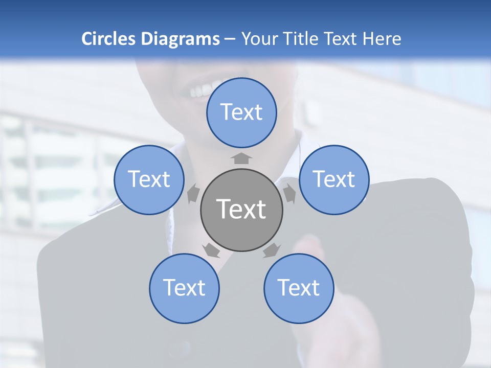 Success Negotiating Person PowerPoint Template