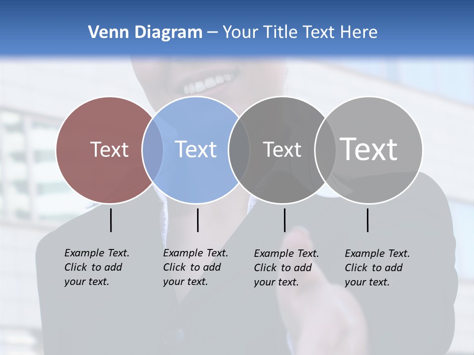 Success Negotiating Person PowerPoint Template