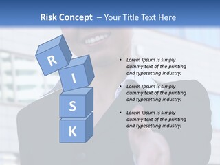 Success Negotiating Person PowerPoint Template