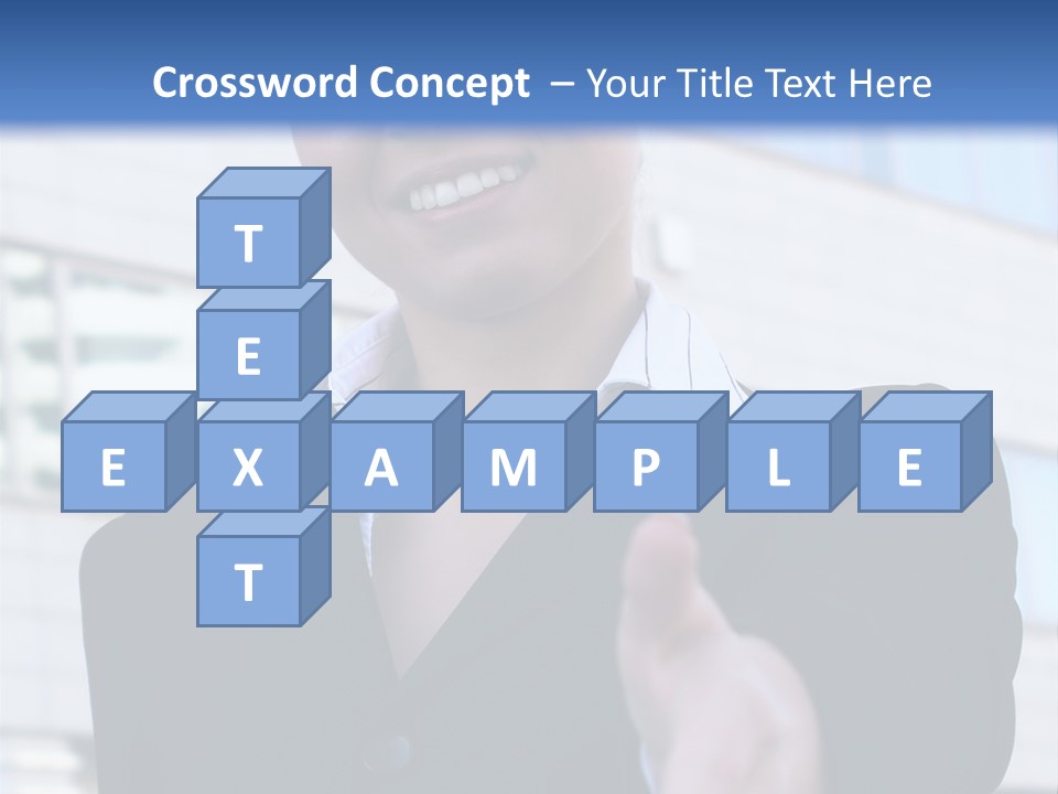 Success Negotiating Person PowerPoint Template