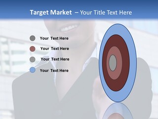 Success Negotiating Person PowerPoint Template