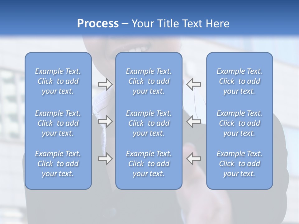 Success Negotiating Person PowerPoint Template