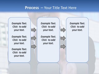 Success Negotiating Person PowerPoint Template