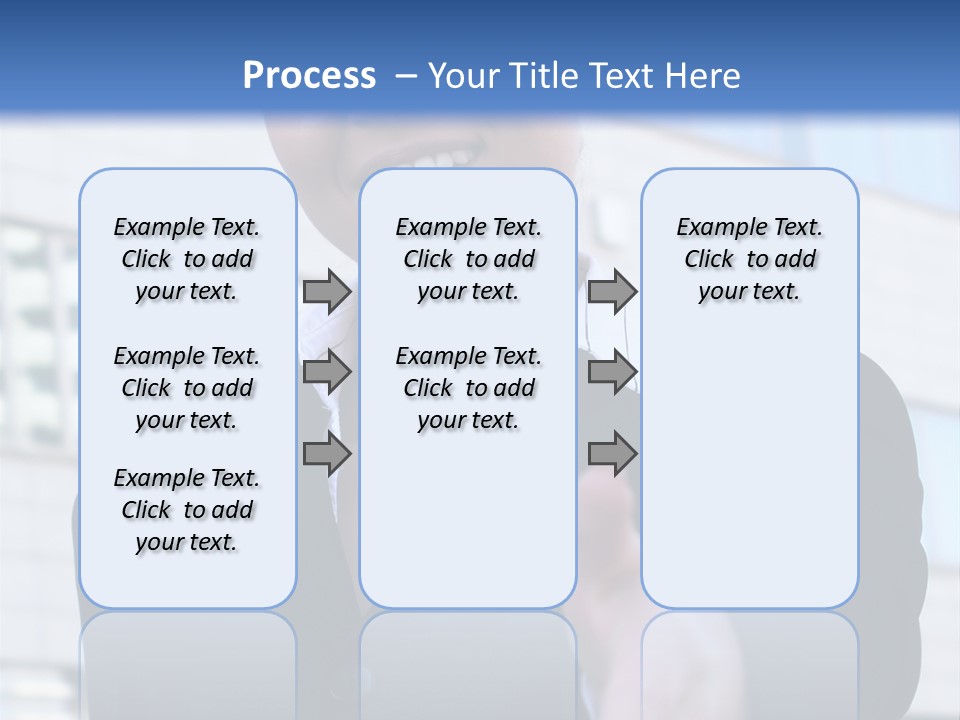 Success Negotiating Person PowerPoint Template