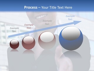 Success Negotiating Person PowerPoint Template