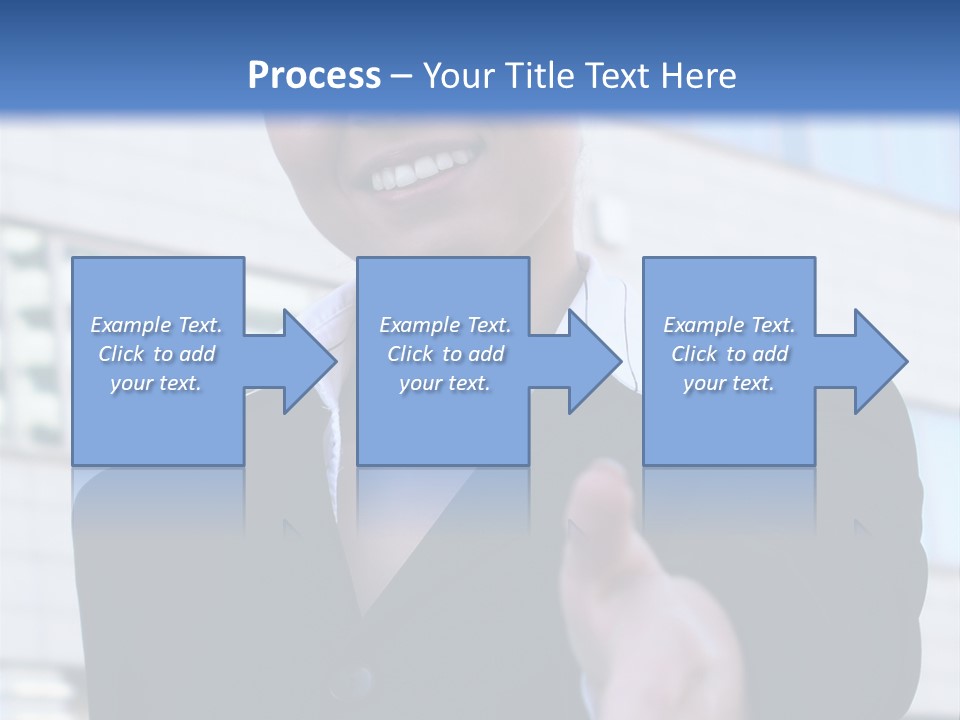 Success Negotiating Person PowerPoint Template