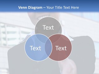 Success Negotiating Person PowerPoint Template