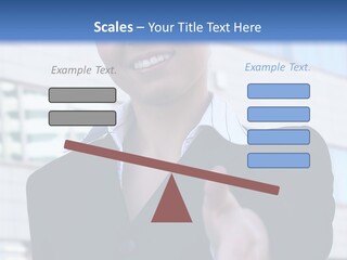 Success Negotiating Person PowerPoint Template