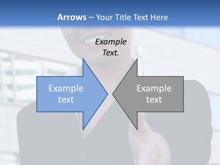 Success Negotiating Person PowerPoint Template