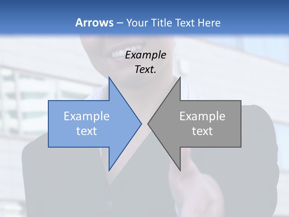 Success Negotiating Person PowerPoint Template