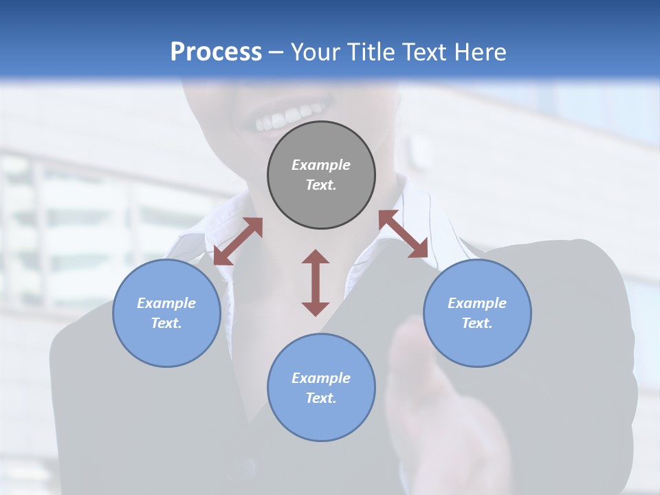 Success Negotiating Person PowerPoint Template