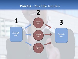 Success Negotiating Person PowerPoint Template