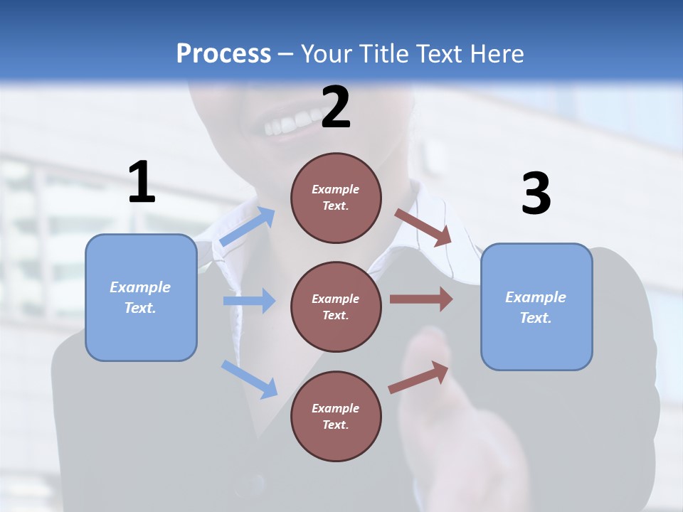 Success Negotiating Person PowerPoint Template