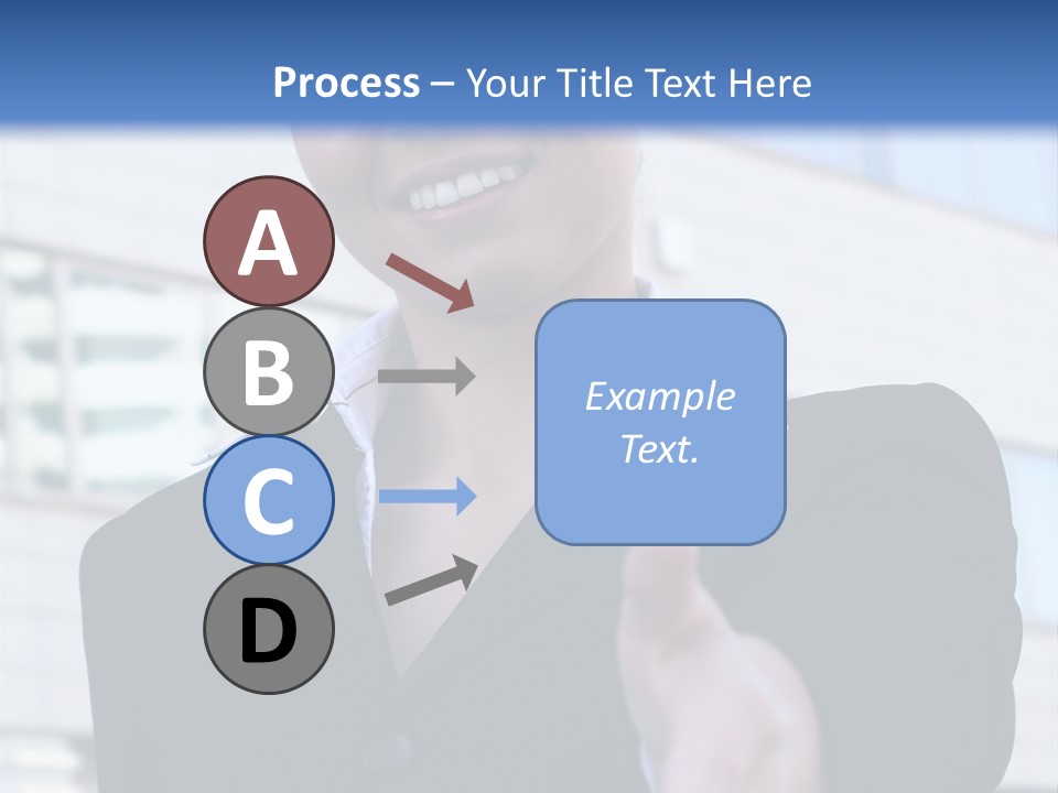 Success Negotiating Person PowerPoint Template