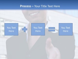 Success Negotiating Person PowerPoint Template