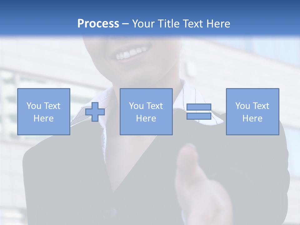 Success Negotiating Person PowerPoint Template