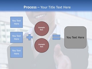 Success Negotiating Person PowerPoint Template