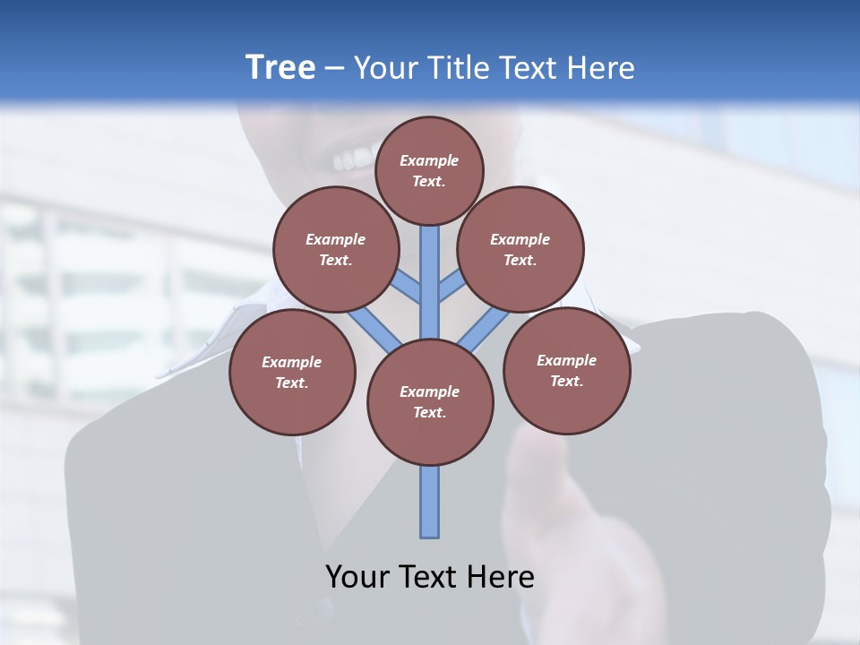 Success Negotiating Person PowerPoint Template
