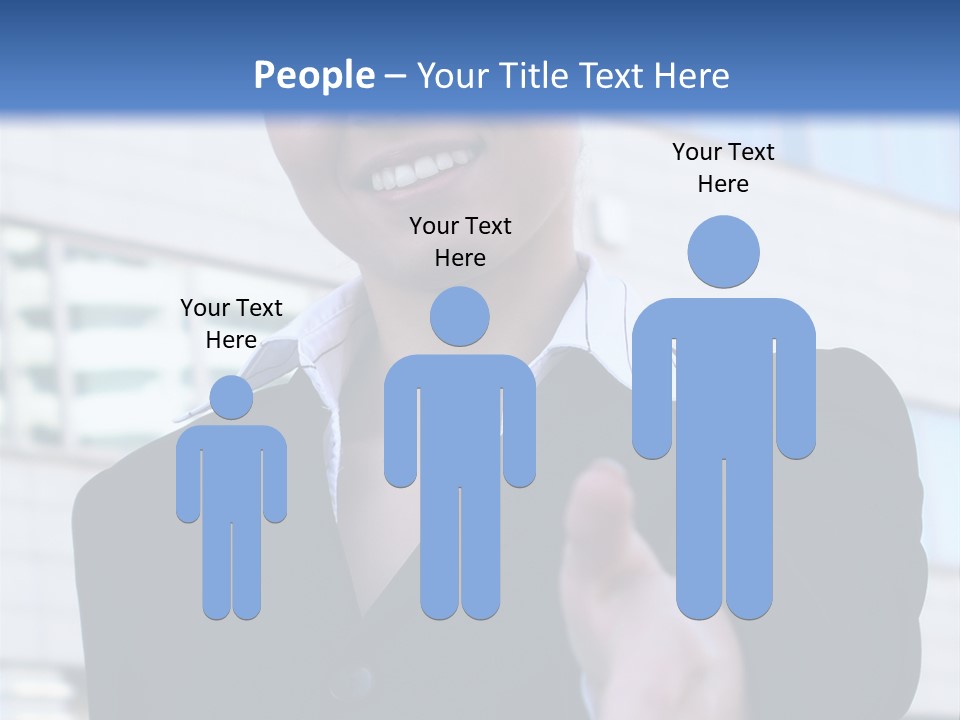 Success Negotiating Person PowerPoint Template