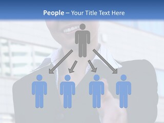 Success Negotiating Person PowerPoint Template