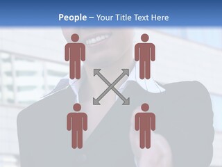 Success Negotiating Person PowerPoint Template