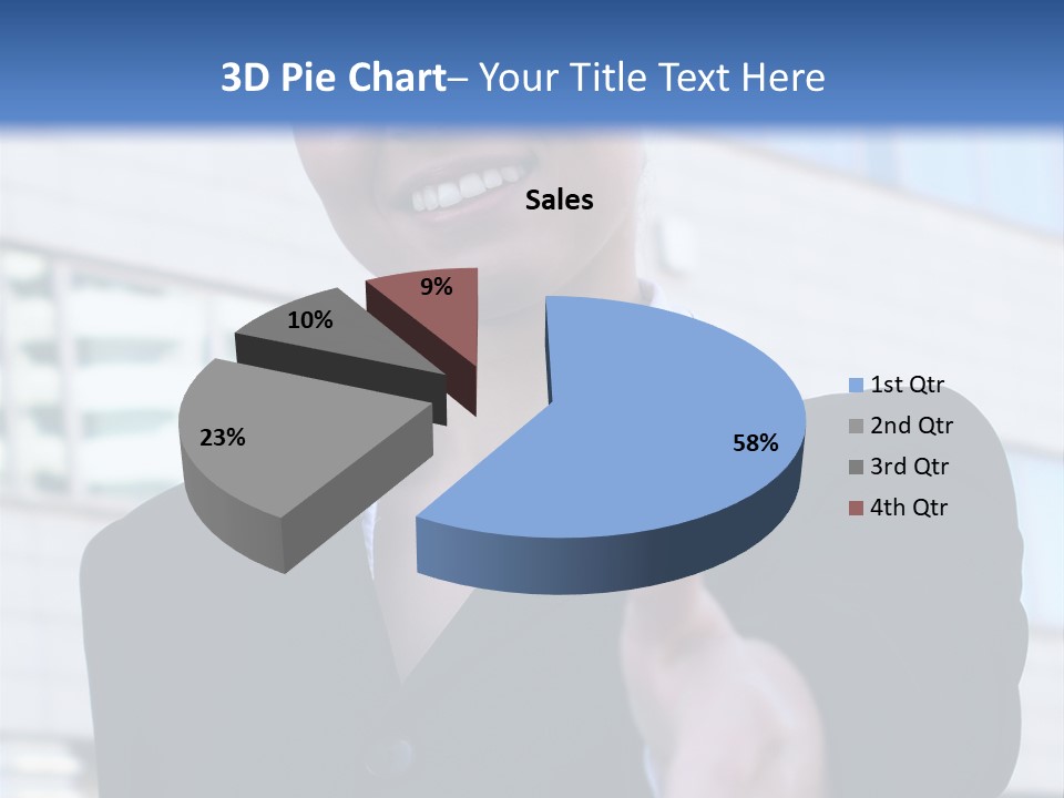 Success Negotiating Person PowerPoint Template