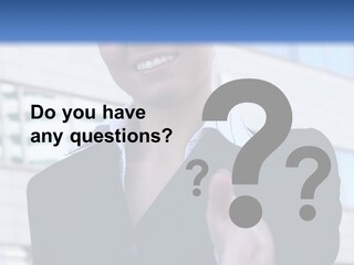 Success Negotiating Person PowerPoint Template