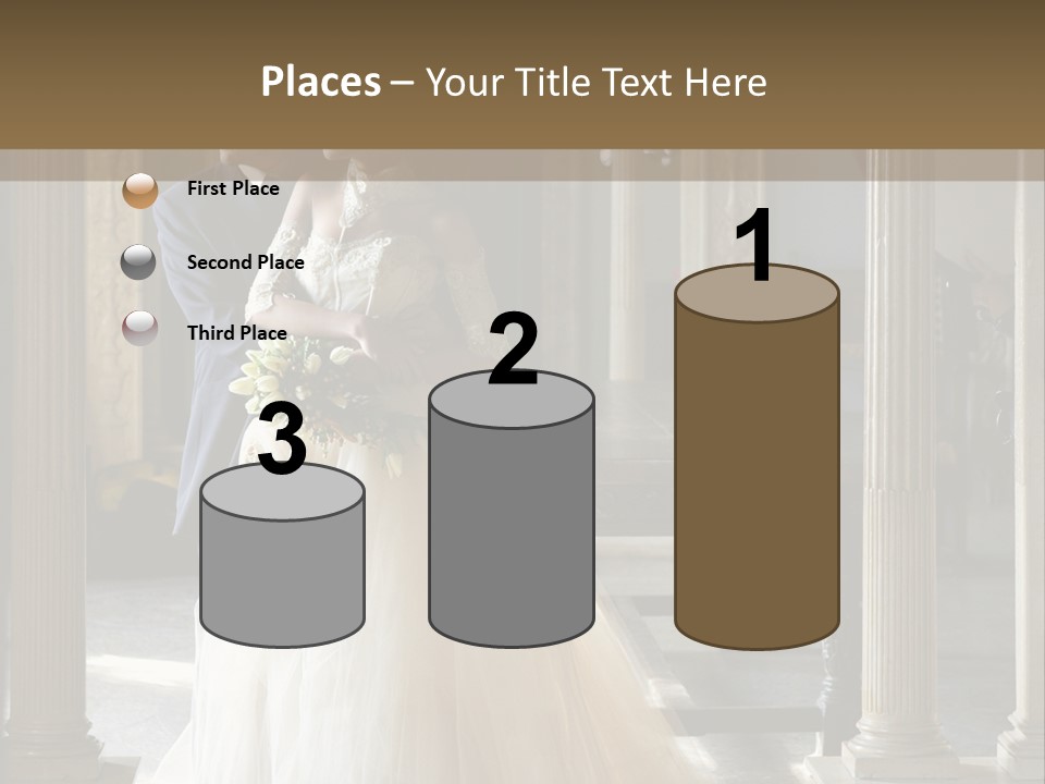 Bridegroom Bride Party PowerPoint Template