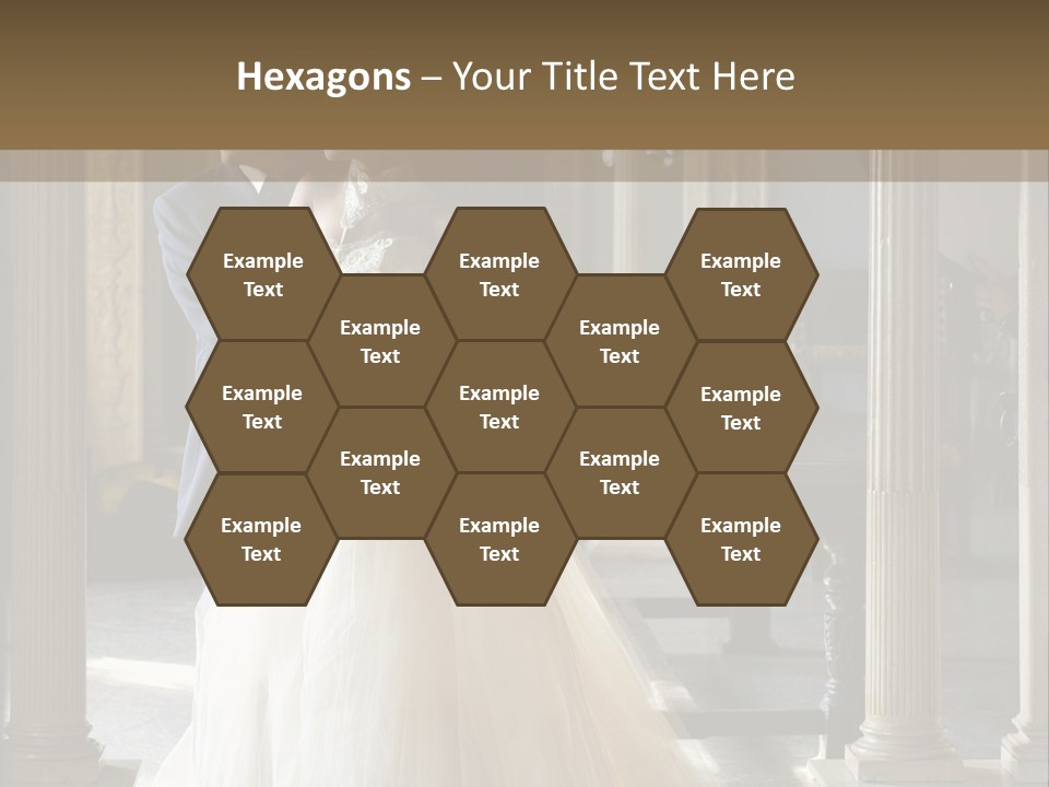 Bridegroom Bride Party PowerPoint Template