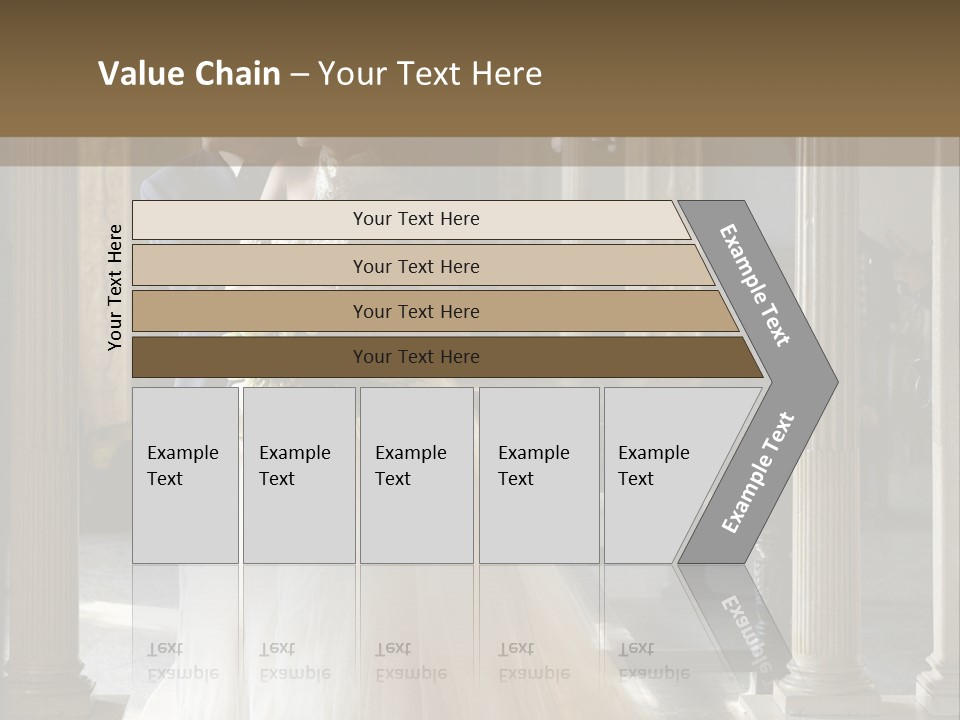 Bridegroom Bride Party PowerPoint Template