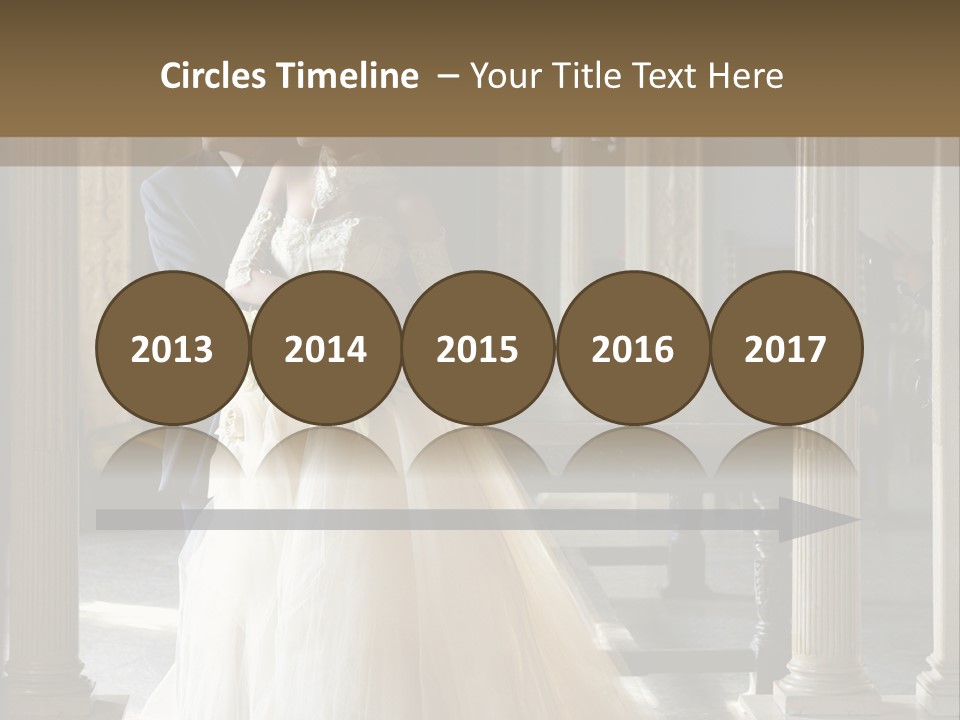 Bridegroom Bride Party PowerPoint Template