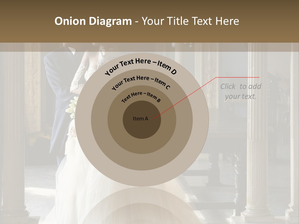 Bridegroom Bride Party PowerPoint Template