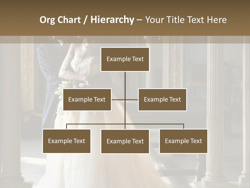 Bridegroom Bride Party PowerPoint Template