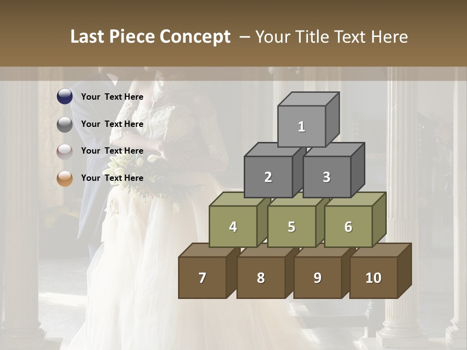 Bridegroom Bride Party PowerPoint Template