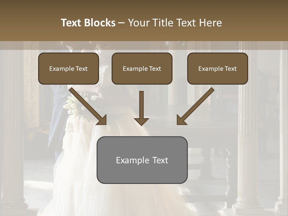 Bridegroom Bride Party PowerPoint Template