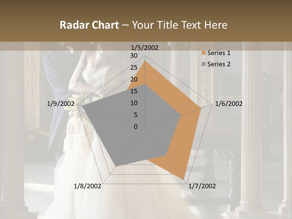 Bridegroom Bride Party PowerPoint Template