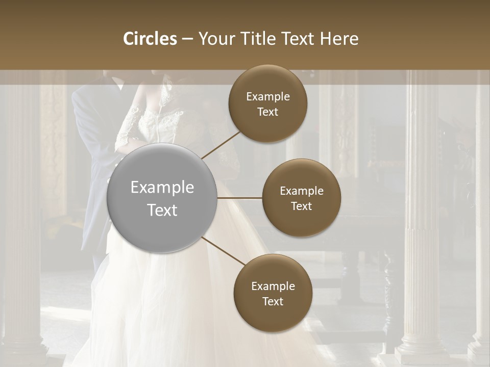 Bridegroom Bride Party PowerPoint Template