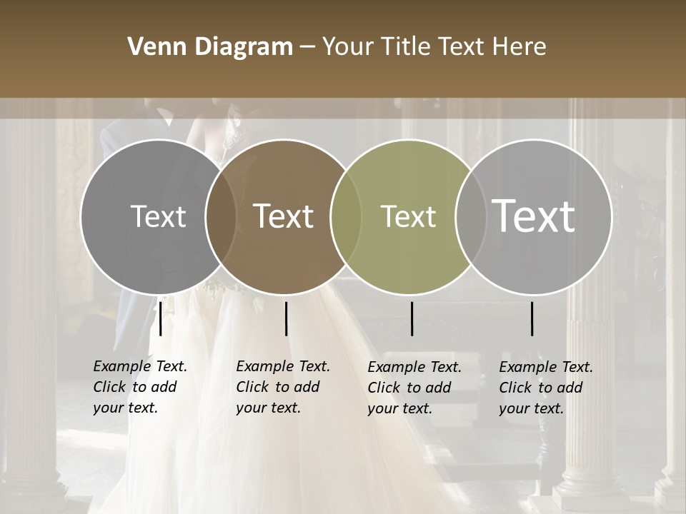 Bridegroom Bride Party PowerPoint Template