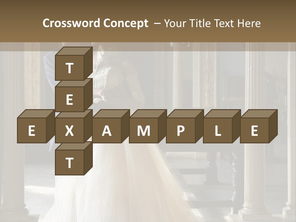 Bridegroom Bride Party PowerPoint Template