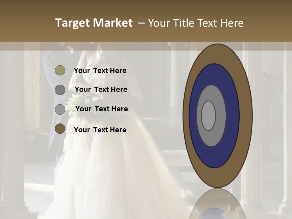 Bridegroom Bride Party PowerPoint Template